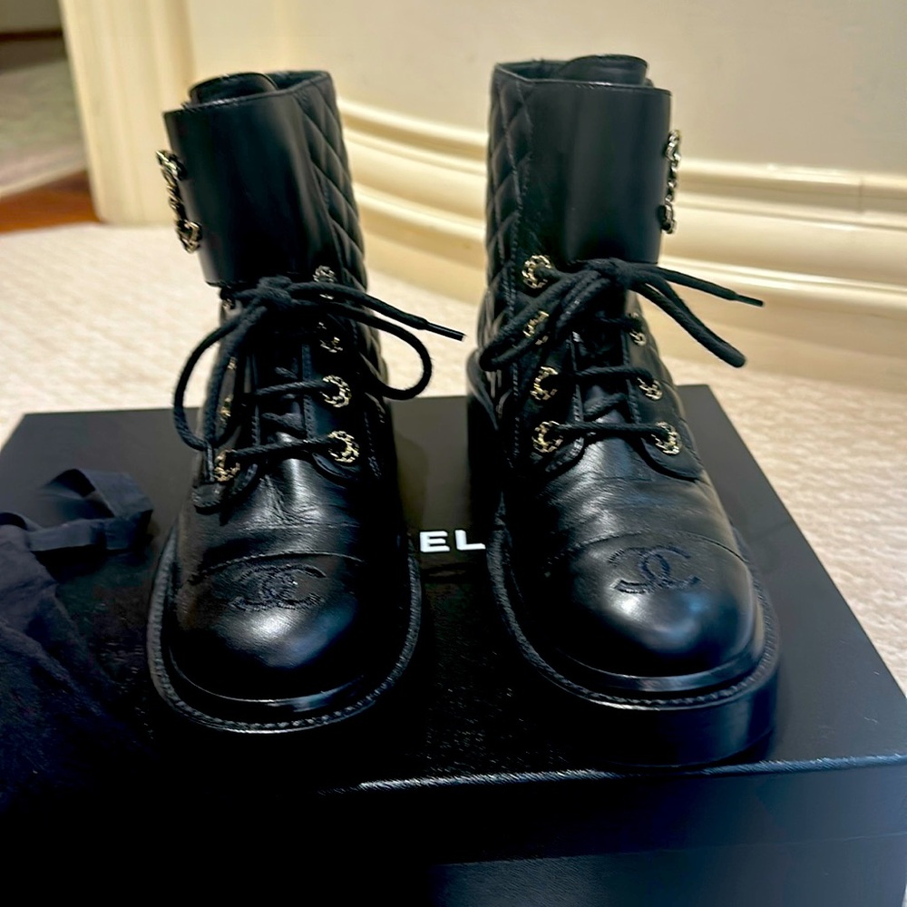 Chanel Brave Combat Boot